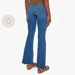 Mother Jeans “the Weekender Fray Flare - color is I Wet My Pants”